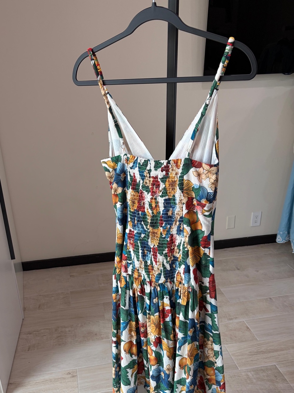 Farm Rio Off-White Tropi Embroidered Maxi Dress - Picture 8 of 9